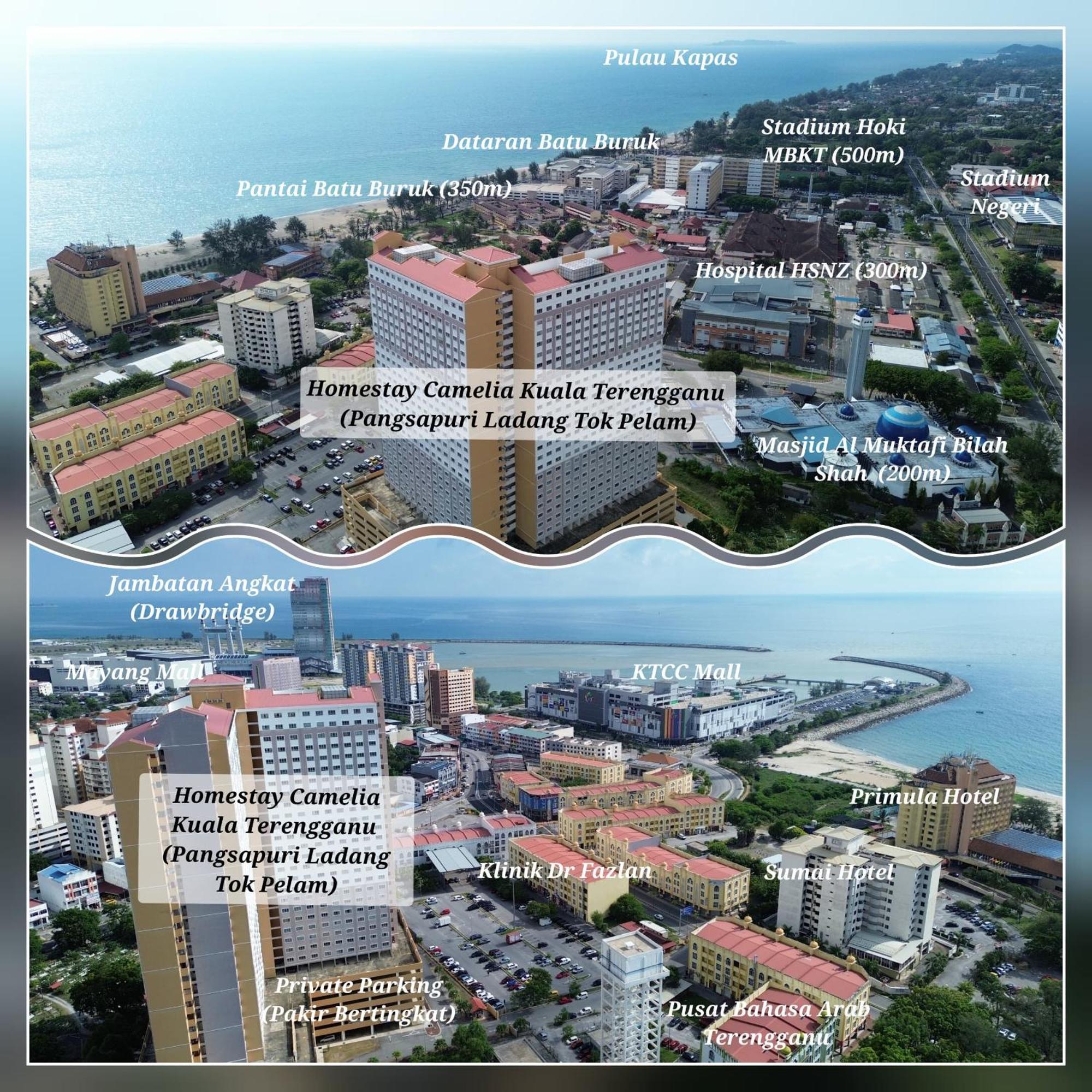 Anggerik Camelia Homestay Apartment Ladang Tok Pelam Kuala Terengganu Eksteriør billede